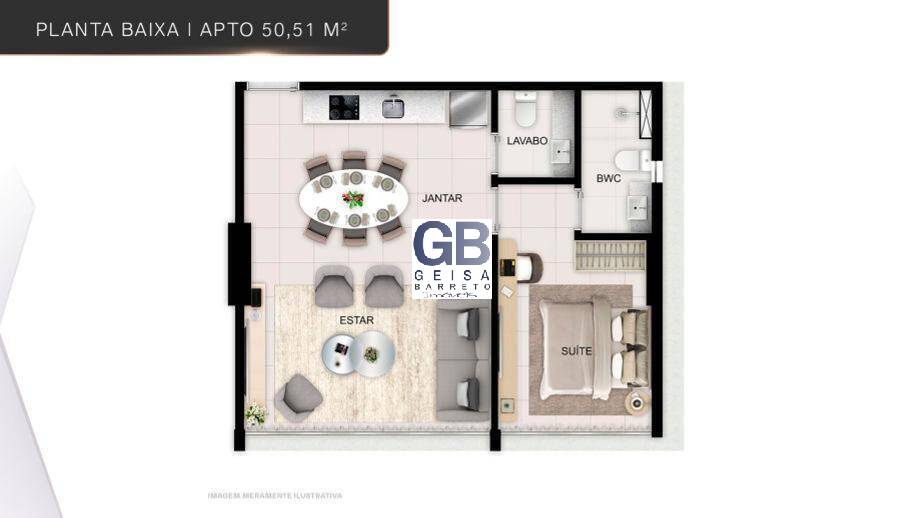 Apartamento à venda com 1 quarto, 30m² - Foto 11