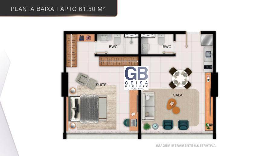 Apartamento à venda com 1 quarto, 30m² - Foto 14